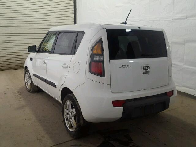 KNDJT2A24B7329012 - 2011 KIA SOUL + WHITE photo 3