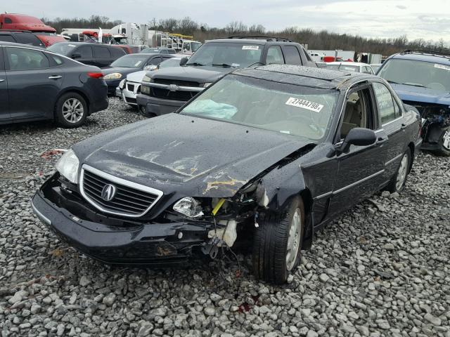 JH4KA96543C001814 - 2003 ACURA 3.5RL BLACK photo 2