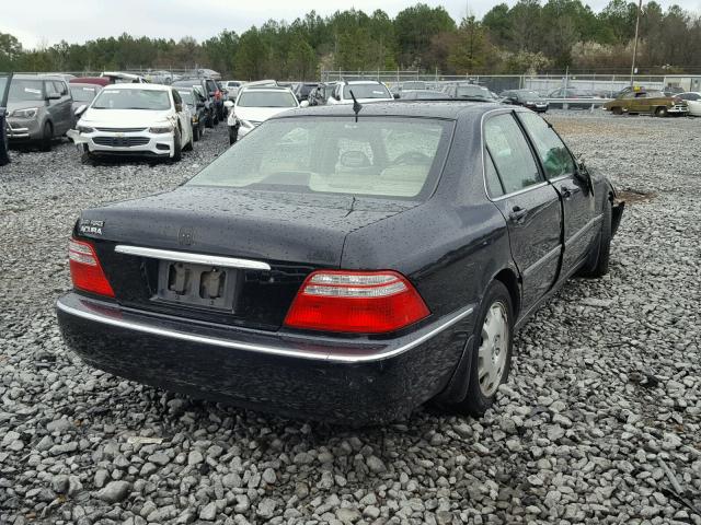 JH4KA96543C001814 - 2003 ACURA 3.5RL BLACK photo 4