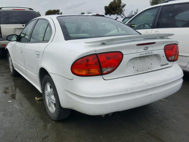 1G3NL52F14C191587 - 2004 OLDSMOBILE ALERO GL WHITE photo 3