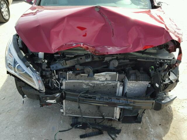 5NPE34AB7GH401224 - 2016 HYUNDAI SONATA SPO BURGUNDY photo 9