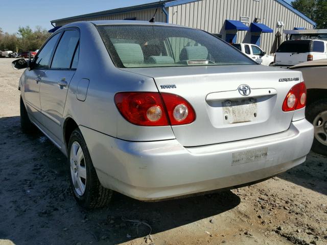 1NXBR32E96Z678395 - 2006 TOYOTA COROLLA CE SILVER photo 3