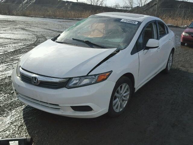 2HGFB2F90CH026685 - 2012 HONDA CIVIC EXL 白色 照片 2