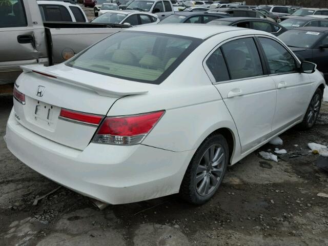 1HGCP2F73CA031901 - 2012 HONDA ACCORD EX WHITE photo 4