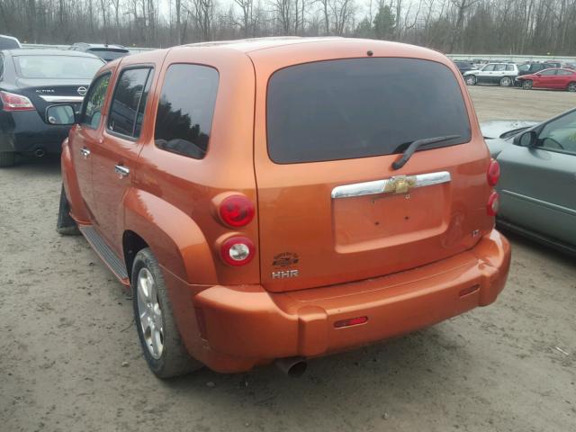 3GNDA23P47S628592 - 2007 CHEVROLET HHR LT ORANGE photo 3