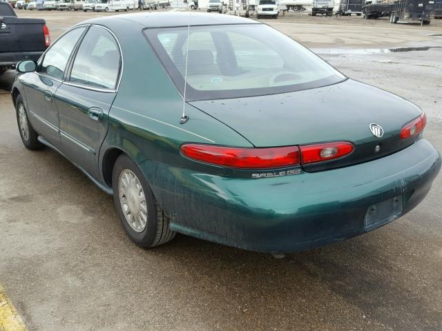 1MEFM53S1XG620073 - 1999 MERCURY SABLE LS GREEN photo 3