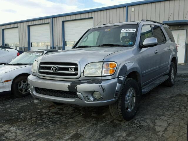 5TDBT48A32S059225 - 2002 TOYOTA SEQUOIA LI SILVER photo 2