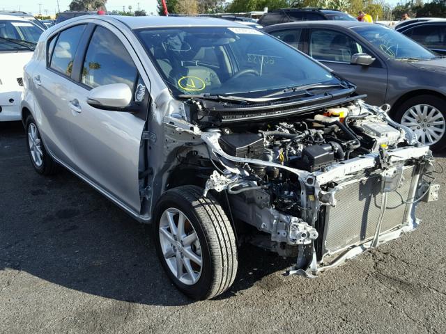 JTDKDTB36C1515511 - 2012 TOYOTA PRIUS C SILVER photo 1