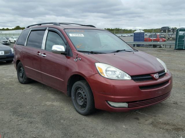 5TDZA23C44S049677 - 2004 TOYOTA SIENNA CE RED photo 1