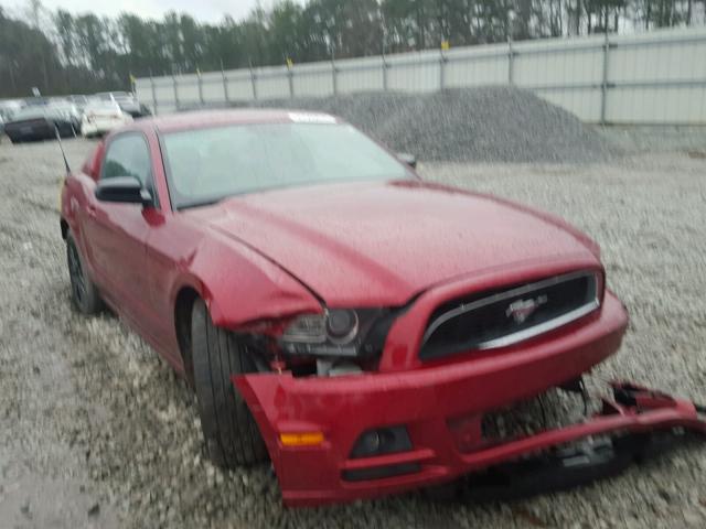 1ZVBP8AMXE5313018 - 2014 FORD MUSTANG BURGUNDY photo 1