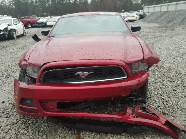 1ZVBP8AMXE5313018 - 2014 FORD MUSTANG BURGUNDY photo 9