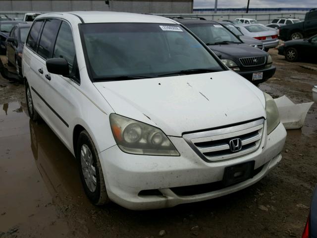 5FNRL38207B053797 - 2007 HONDA ODYSSEY LX WHITE photo 1