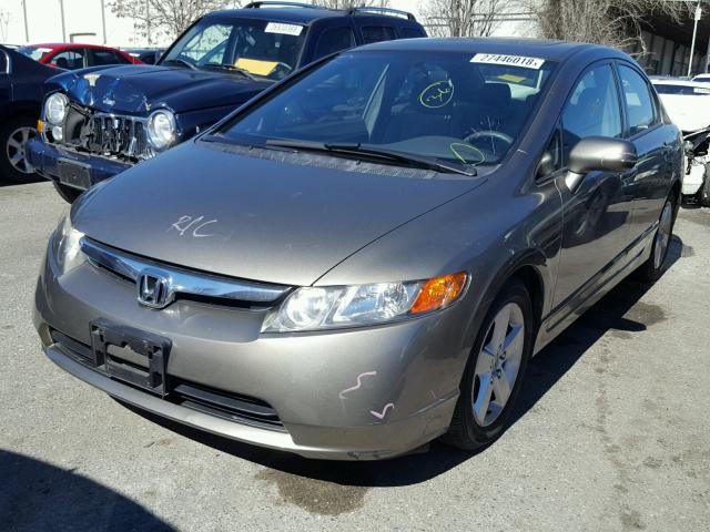 JHMFA16827S008012 - 2007 HONDA CIVIC EX ნაცრისფერი ფოტო 2