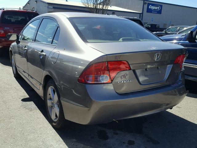 JHMFA16827S008012 - 2007 HONDA CIVIC EX GRAY photo 3