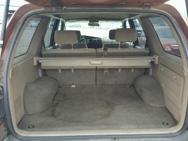 JT3GM84R3X0037892 - 1999 TOYOTA 4RUNNER BROWN photo 9