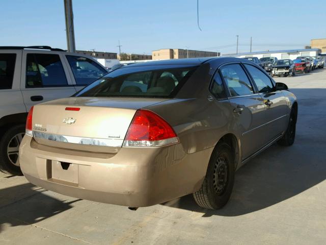 2G1WB58KX79288982 - 2007 CHEVROLET IMPALA LS TAN photo 4