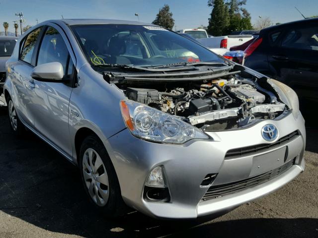 JTDKDTB37C1000713 - 2012 TOYOTA PRIUS C SILVER photo 1