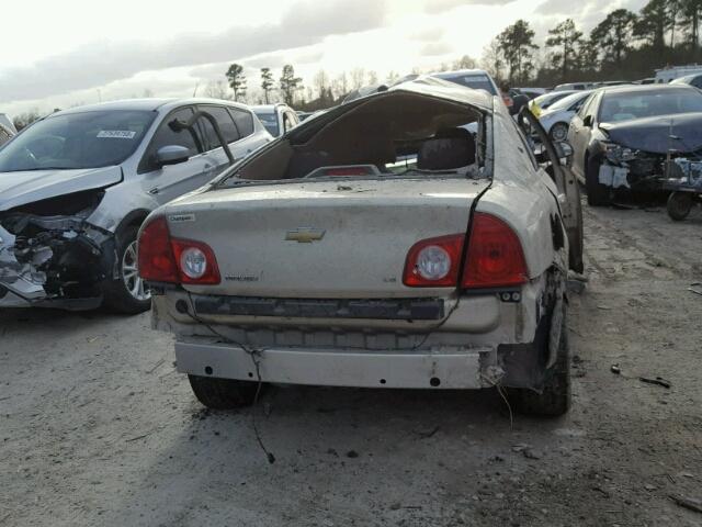 1G1ZG57B29F258403 - 2009 CHEVROLET MALIBU LS GOLD photo 10