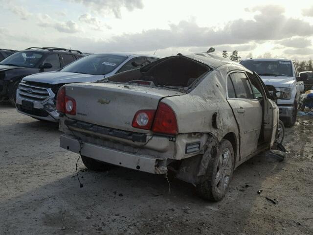 1G1ZG57B29F258403 - 2009 CHEVROLET MALIBU LS GOLD photo 4