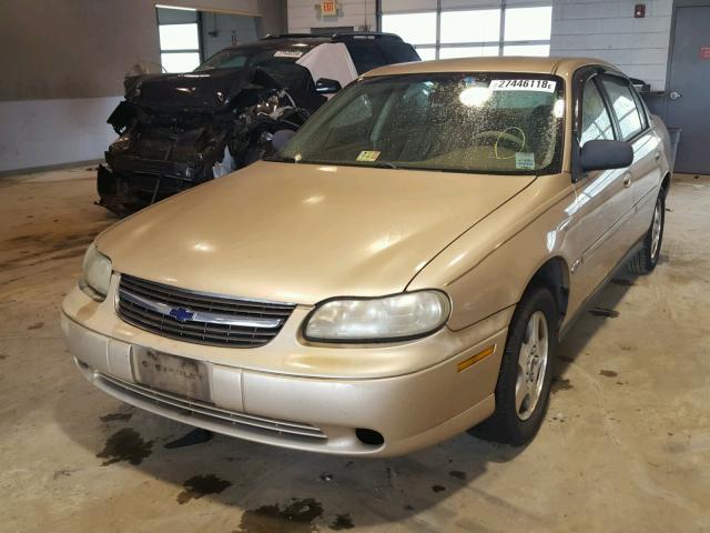 1G1ND52J82M698942 - 2002 CHEVROLET MALIBU BEIGE photo 2