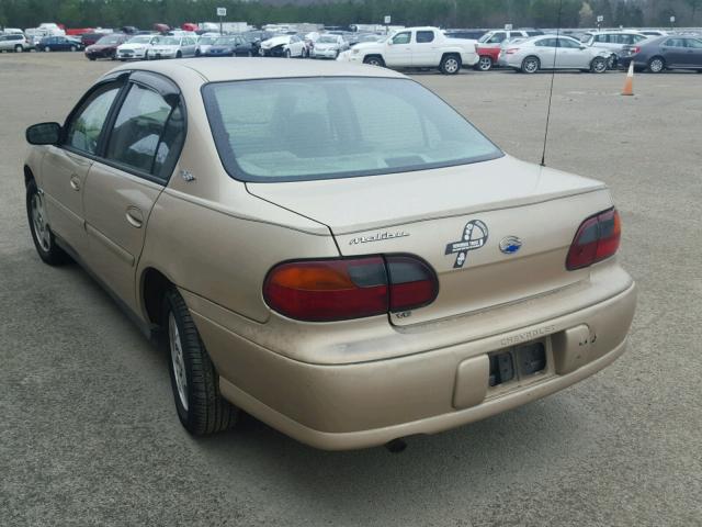 1G1ND52J82M698942 - 2002 CHEVROLET MALIBU BEIGE photo 3