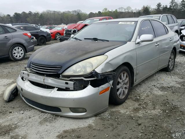 JTHBA30G345017421 - 2004 LEXUS ES 330 SILVER photo 2