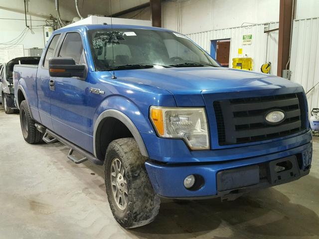 1FTPX14V39KA68879 - 2009 FORD F150 SUPER BLUE photo 1