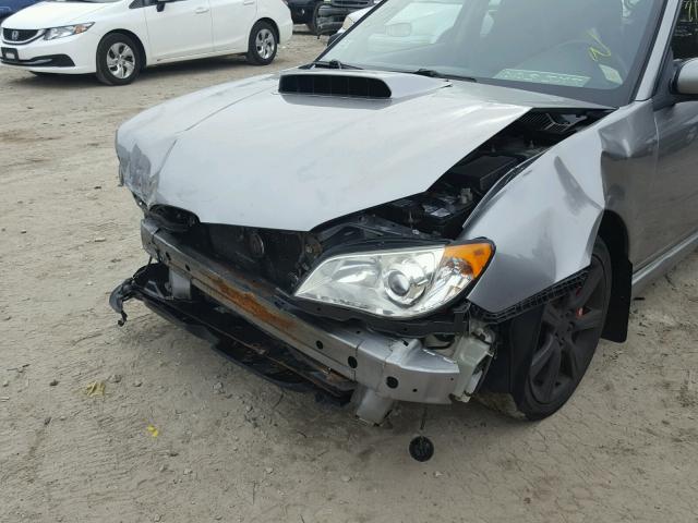 JF1GG74627G811226 - 2007 SUBARU IMPREZA WR GRAY photo 9