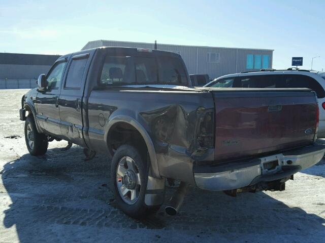 1FTWW31P06ED34160 - 2006 FORD F350 SRW S GRAY photo 3