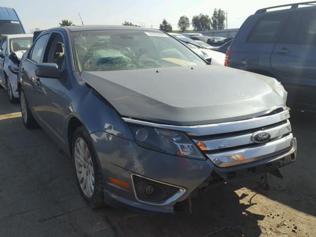 3FADP0L39CR416240 - 2012 FORD FUSION HYB GRAY photo 1