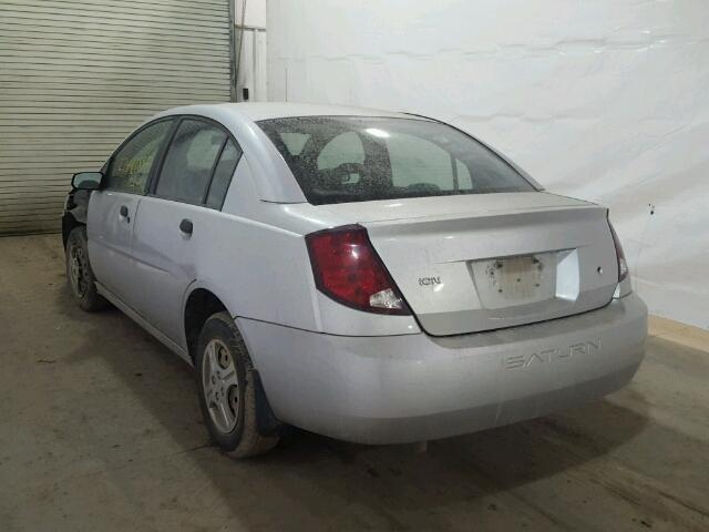 1G8AG52F44Z148355 - 2004 SATURN ION LEVEL SILVER photo 3