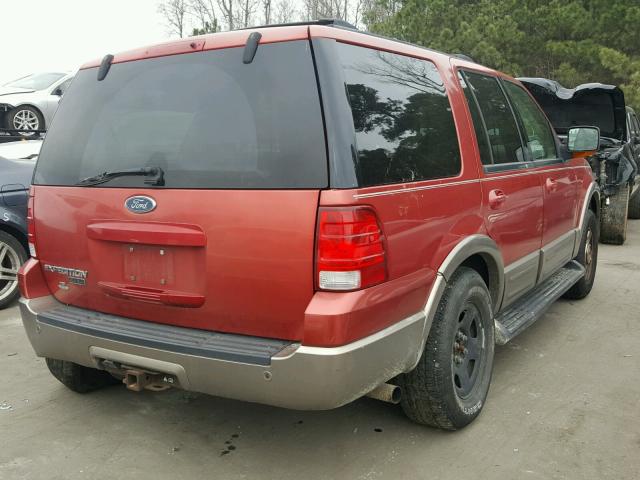 1FMRU17W03LA83469 - 2003 FORD EXPEDITION RED photo 4