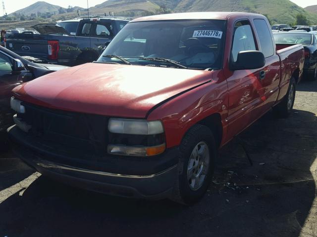 2GCEC19W0Y1100268 - 2000 CHEVROLET SILVERADO RED photo 2