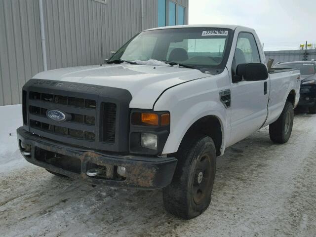 1FTNF21588EA77370 - 2008 FORD F250 SUPER WHITE photo 2