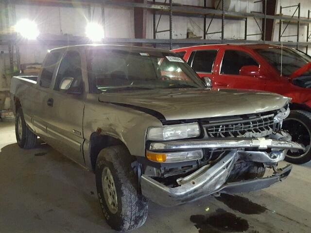 2GCEK19T721275956 - 2002 CHEVROLET SILVERADO TAN photo 1