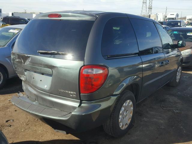 1C4GJ45312B647536 - 2002 CHRYSLER VOYAGER LX GRAY photo 4