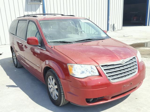 2A8HR54P98R841273 - 2008 CHRYSLER TOWN & COU RED photo 1