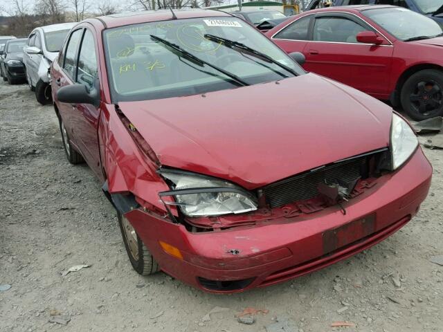 1FAFP34N75W115895 - 2005 FORD FOCUS ZX4 RED photo 9