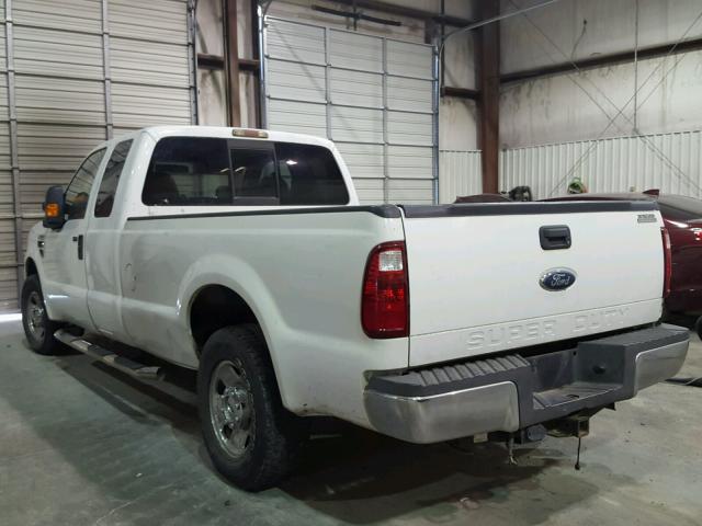 1FTSX20R98EA75177 - 2008 FORD F250 SUPER WHITE photo 3