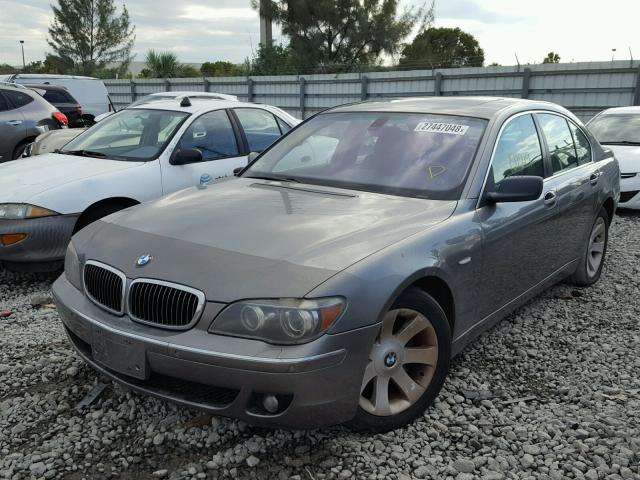 WBAHL83566DT00835 - 2006 BMW 750 I GRAY photo 2