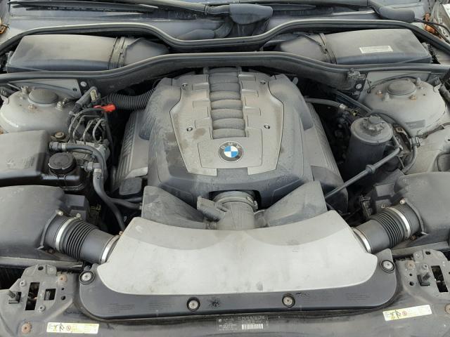 WBAHL83566DT00835 - 2006 BMW 750 I GRAY photo 7