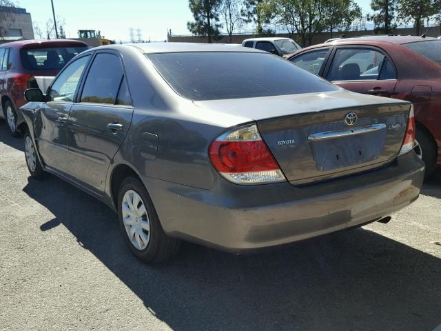 4T1BE32K45U982234 - 2005 TOYOTA CAMRY LE CHARCOAL photo 3