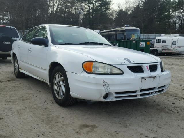 1G2NE52F64M558394 - 2004 PONTIAC GRAND AM S WHITE photo 1