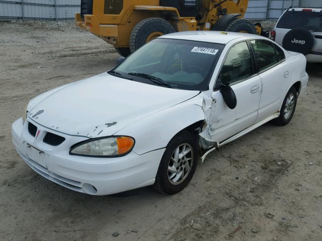 1G2NE52F64M558394 - 2004 PONTIAC GRAND AM S WHITE photo 2