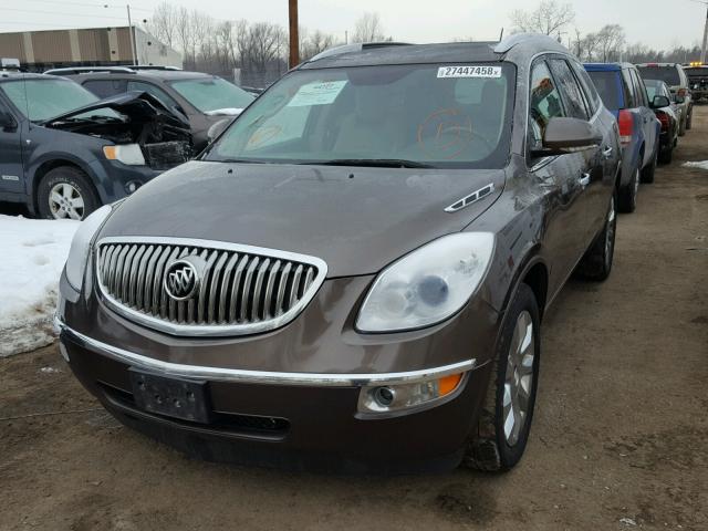 5GAKVCED4BJ142356 - 2011 BUICK ENCLAVE CX BROWN photo 2