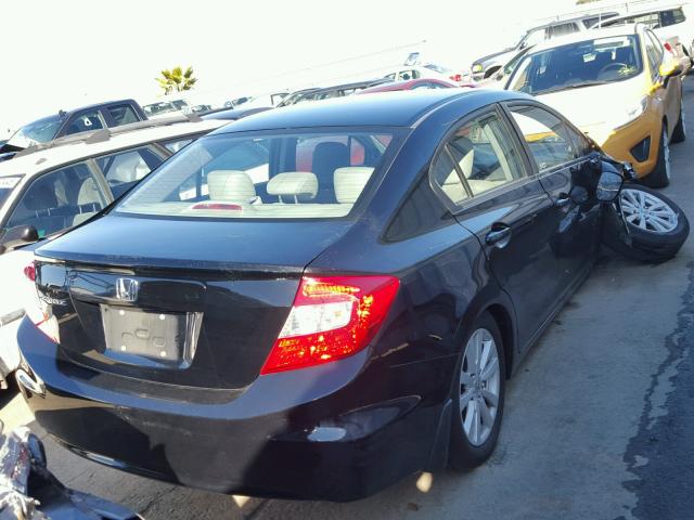 19XFB2F99CE300279 - 2012 HONDA CIVIC EXL 黑色 照片 4