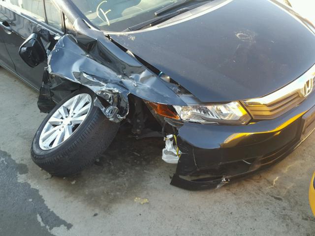 19XFB2F99CE300279 - 2012 HONDA CIVIC EXL 黑色 照片 9