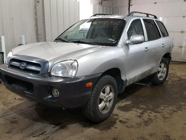 KM8SC73D65U975105 - 2005 HYUNDAI SANTA FE G GRAY photo 2