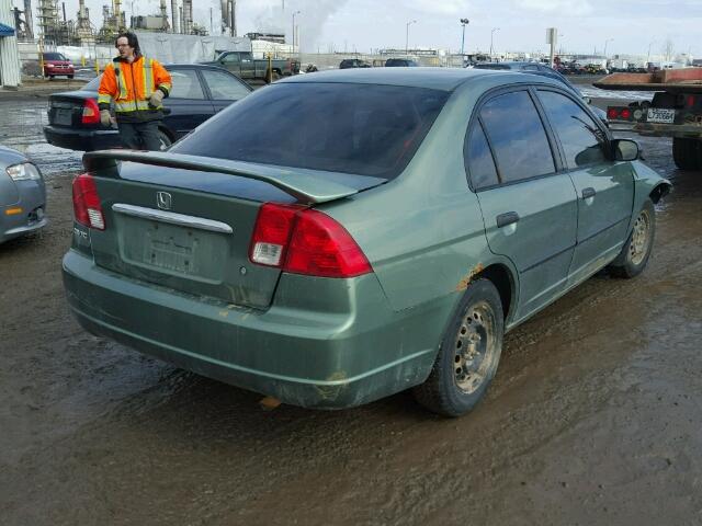 2HGES15113H901886 - 2003 HONDA CIVIC DX GREEN photo 4