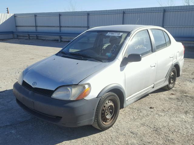 JTDBT123720214841 - 2002 TOYOTA ECHO SILVER photo 2